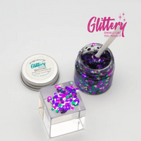 Bewitched - Glittery -Chunky Glitter Gel- Festival glitter .65 oz | Body Safe | No Adhesive| Vegan