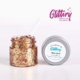 Rose Gold - Glittery -Chunky Glitter Gel- Festival glitter .65oz