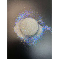 Iridescent White | Cosmetic Grade Glitter | .008 Ultrafine | For Face Body Hair DIY | Solvent Resistant| Iridescent Tumbler Glitter