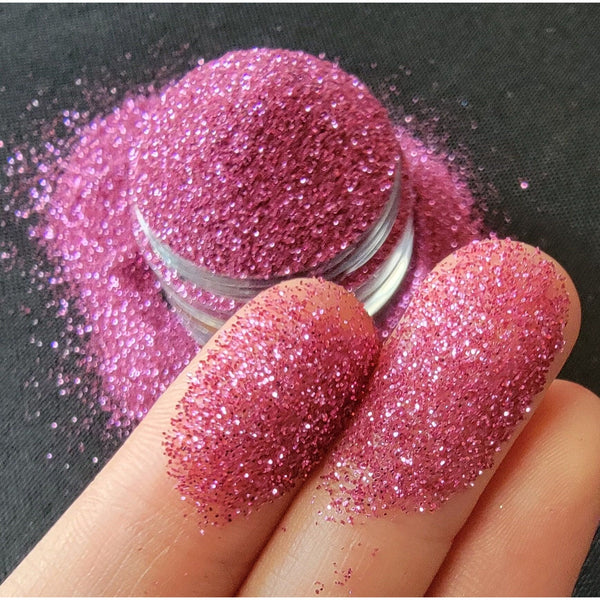 Biodegradable Peony Pink Cosmetic Grade Chunky Glitter .062