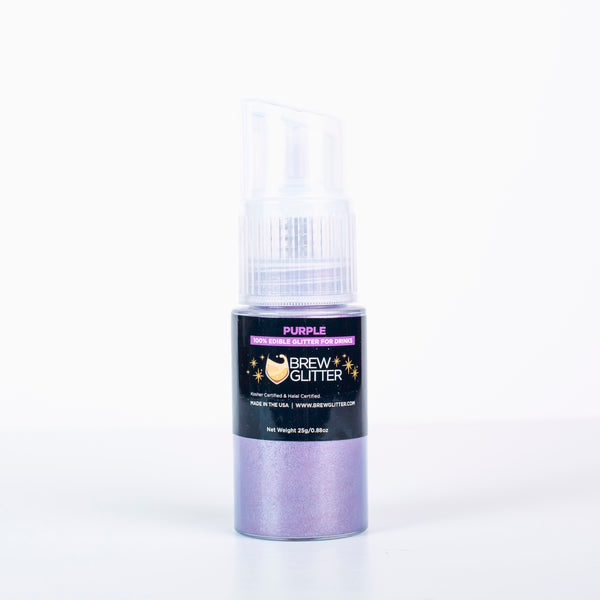 Purple Edible Glitter for Drinks Glitter Spray Pump – Glittery