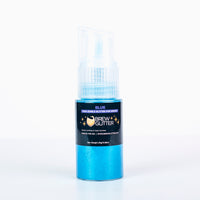 Blue  Edible Glitter for Drinks Glitter Spray Pump
