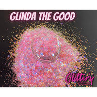 Glinda the Good Glitter Mix | Pink glitter | Cosmetic glitter for nails, tumbler glitter, glitter for resin, pink and gold glitter