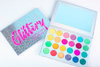 UV Dreams 24 Color Bright Neon Glitter and Pigments Make Up Palette