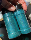 Holo Turquoise Cosmetic Grade Glitter | .008 Ultrafine, Glitter for lip gloss, Tumbler glitter, Resin Glitter, Glitter Aesthetic