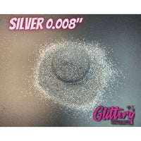 Silver Cosmetic grade silver glitter .008 Ultrafine, cruelty free, silver makeup, pigment, cosplay, resin, tumbler, diy