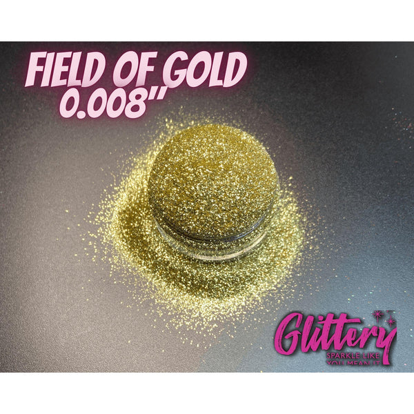 Field  of Gold Cosmetic Grade Gold Glitter .008 Ultrafine | Gold Dust | For Face Body Craft Tumbler |
