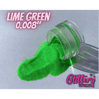 Cosmetic grade lime green glitter .008 Ultrafine blacklight, makeup, slime, resin, tumbler, diy
