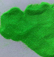Cosmetic grade lime green glitter .008 Ultrafine blacklight, makeup, slime, resin, tumbler, diy