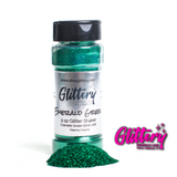 Emerald City Cosmetic grade metallic green glitter .008 Ultrafine, Wizard of Oz, School Spirit, tumbler, resin, solvent resistant, nails