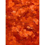 Lit Orange Face and body UV Glitter, Lit Orange .094" Chunky, blacklight reactive, makeup, slime, resin, tumbler, diy glitter