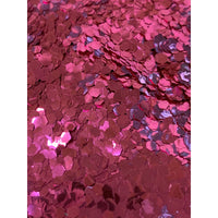 Biodegradable Peony Pink Cosmetic Grade Chunky Glitter .062", Festivals, Raves, Dance, Cruelty Free, Guilt Free Glitter